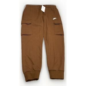 NWT Nike Cargo Fleece Pants Sweatpants Trousers Logo Men's Size M